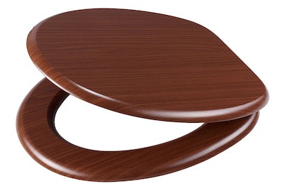 diaqua® WC-Sitz Forest Slow-Down nussbaum - MDF - Fsc® 100%
