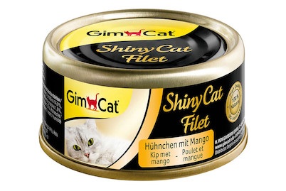 GimCat ShinyCat Filet Hühnch.+Mango.,70g