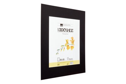 Passepartout 40x50 schwarz