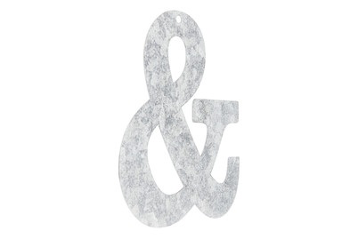 Metall Buchstabe verzinkt & 12x0,1cm