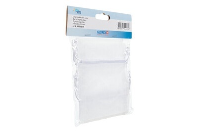 GLOREX Organza-Säckchen 10 x 12.5 cm 5 Stück