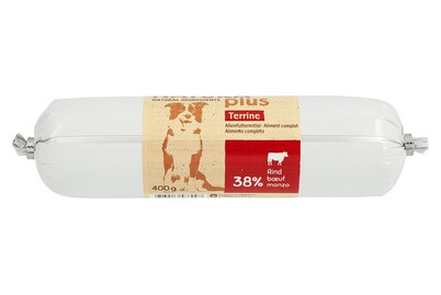 Naturaplus Hundefutter Terrine Rind