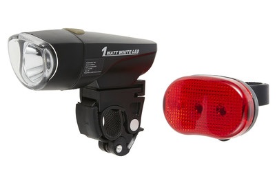 FISCHER die fahrradmarke LED-Beleuchtungsset 1W