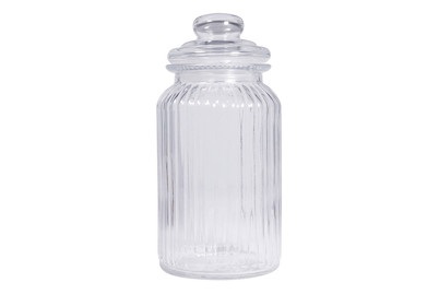 Vorratsglas, gerillt, m. Deckel, 1.250ml