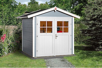 Weka Gartenhaus 224 Gr.1, grau