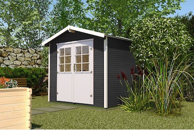 Weka Gartenhaus 218 Gr. 1, 28 mm, Sattel