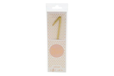 Wondercandle hipHIP HOORAY Gold 1