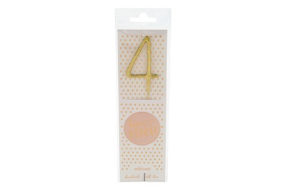Wondercandle hipHIP HOORAY Gold 4