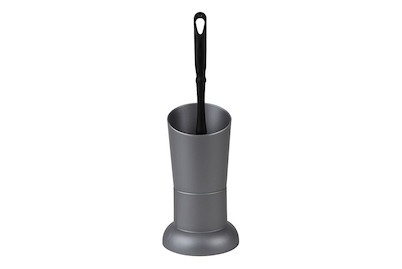 Ebnat WC-Garnitur rund silber/schwarz