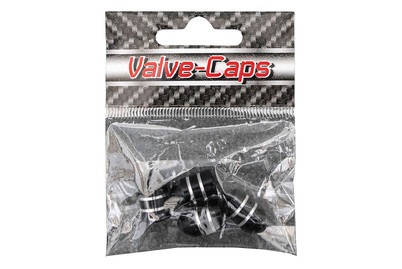 Ventildeckel, Vent-Caps, Schwarz