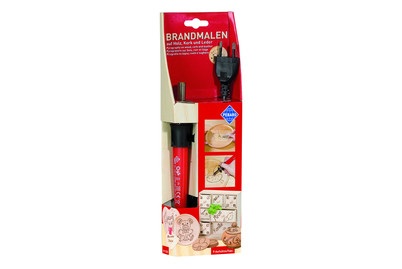 Brandmalkolben mit 9 Brennspitzen, 230 Volt/ 50 Hz (Nennleistung 30 Watt)