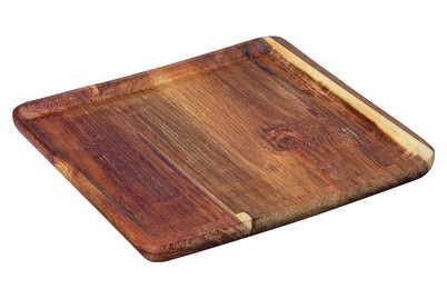 Holztablett 22x22x2 cm