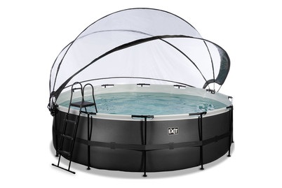 Exit Frame Pool ø450x122cm, schwarz