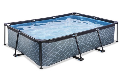 Exit Frame Pool 300x200x65cm, Grau