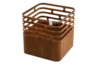 Höfats - Feuerkorb GRILL - Metall - rostrot - 45/45/47 cm