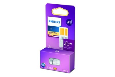 Philips LED-Stiftsockel G9 3,5W 2.700K klar 2er