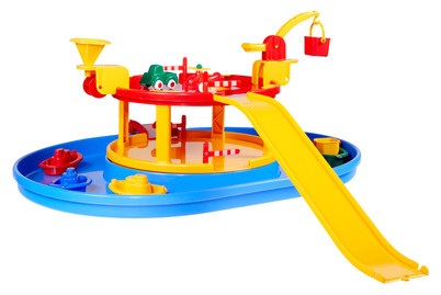Sombo - Viking Wasserspiel mit Zubehör inkl. Fahrzeug und Boote, 69cm aus Plastik, Alter 1-5