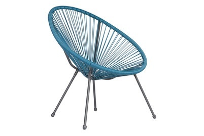 Mood Gartenstuhl Napoli Oval Blau