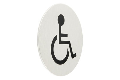 Schild-WC rollstuhl