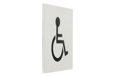 Schild-WC rollstuhl