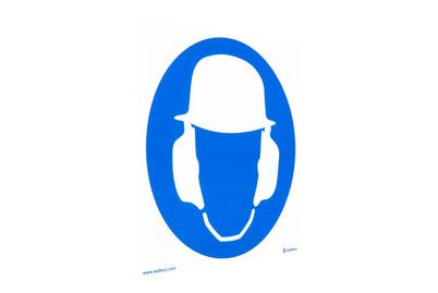 Schild-schutzhelm U. Gehörschutz Tragen
