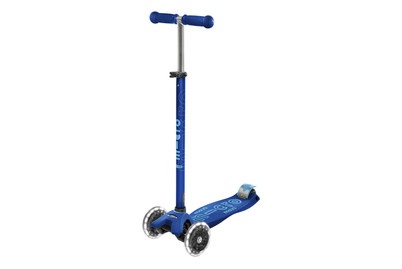 Scooter Maxi Micro Deluxe LED Navy blue