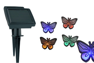 LED-Solarlicht SCHMETTERLING BAZA