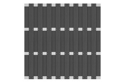 Sichtschutzwand WPC Eiche