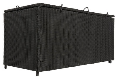 MOOD Lounge KISSENBOX HAVANNA II Schwarz wicker