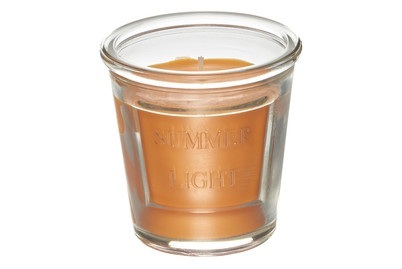 Citronella Duftkerze IM Glas Orange