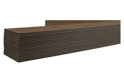 Wandpaneele PVC Holz Megeve Braun