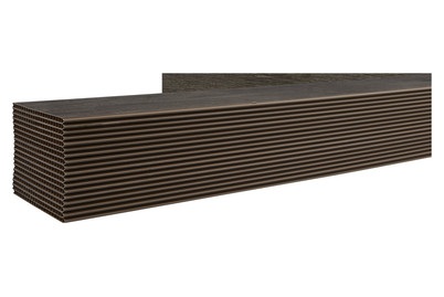 Wandpaneele PVC Holz Megeve Grau