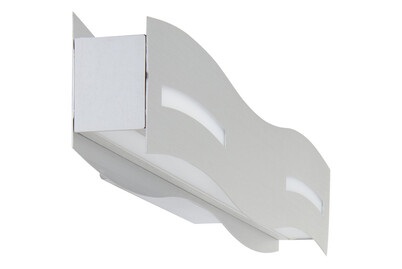 LED-Wandleuchte Wave nickel