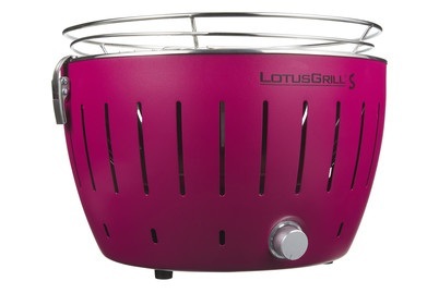 Lotusgrill Holzkohlegrill klein Lila