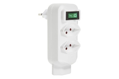 BRENNENSTUHL Abzwaeigstecker Drehbar