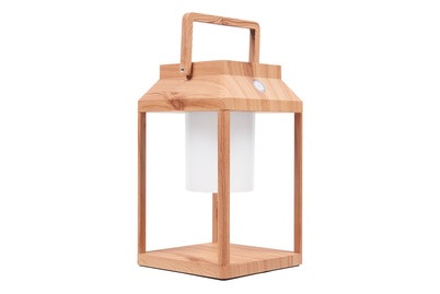 Mood Tragbare Aussen Solarlampe Holz