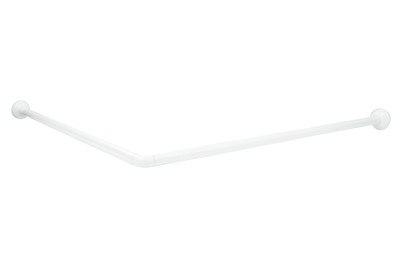Ausziehbare Duschvorhangstange Aluminium