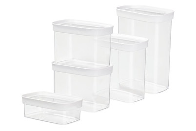 Emsa Optima Vorratsdosen Set weiss 5St