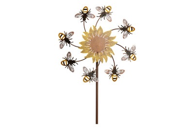 gartec Windrad Blume und Biene