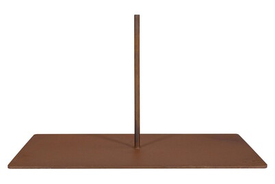 Standfuss zu Paravents 60 x 30 cm rost