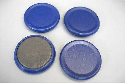 Haftmagnet D30 blau