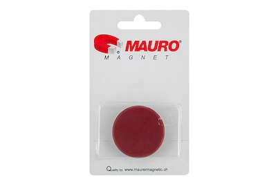 Haftmagnet rot 36x10 mm