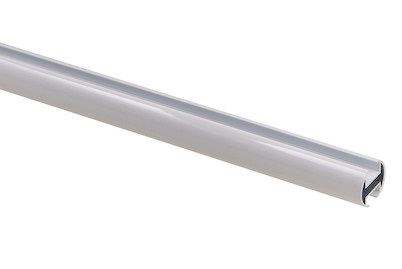 Vorhang Rundprofil WHITE 20, 20 mm 200 cm