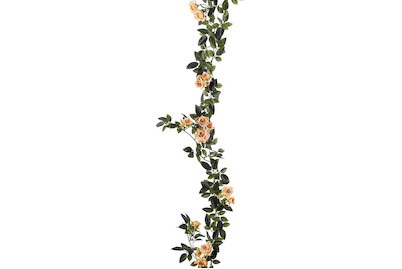 Rosen-Girlande orange