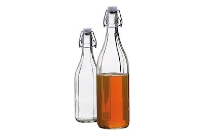 Einmachflasche mit Kanten 0.25L