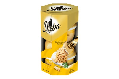 Sheba Katzenfutter Hühnchenbrustfilets 4x80g