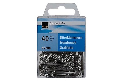 Büroklammern 45mm 40 Stück
