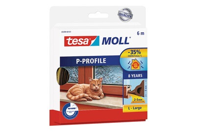 tesa Fenster- und Türdichtung 6M:9Mm