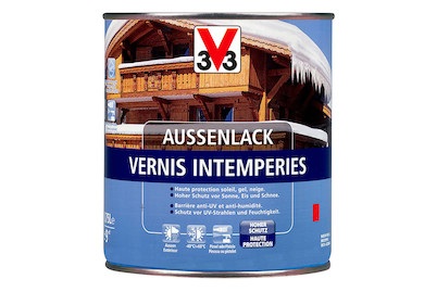 V33 Wetterfester Lack glänzend 0.75L