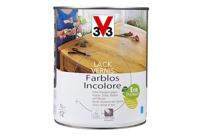 V33 Lack Farblos satiniert V60 1L